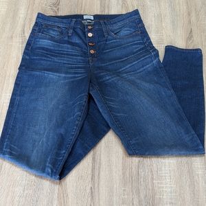J.Crew 9" High-Rise Toothpick Jeans